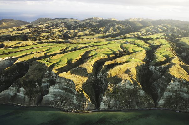 Cape Kidnappers Aerial View Hawkes Bay New Zealand