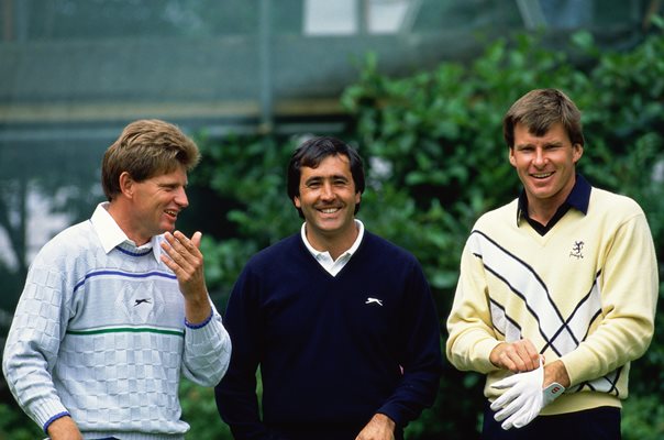 Nick Price, Seve Ballesteros and Nick Faldo Open Lytham 1988