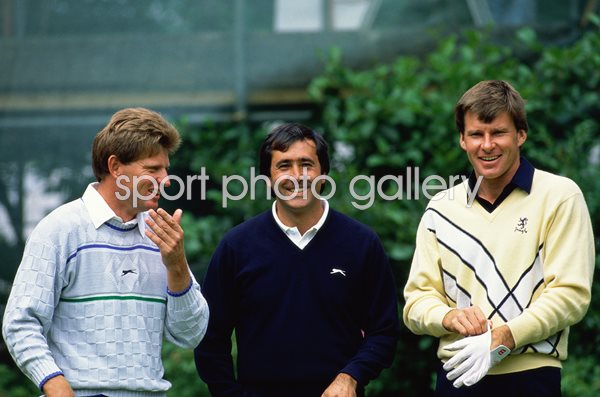 Nick Price, Seve Ballesteros and Nick Faldo Open Lytham 1988