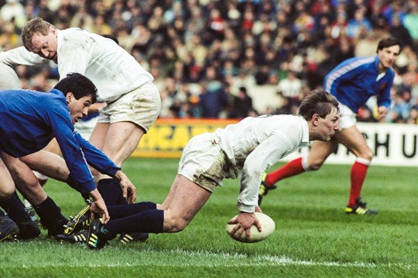 Gary Amstrong Scotland v France 5 Nations Murrayfield 1990