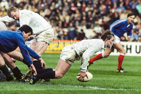 Gary Amstrong Scotland v France 5 Nations Murrayfield 1990
