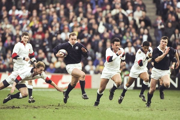 Gregor Townsend Scotland v England 5 Nations Murrayfield 1996