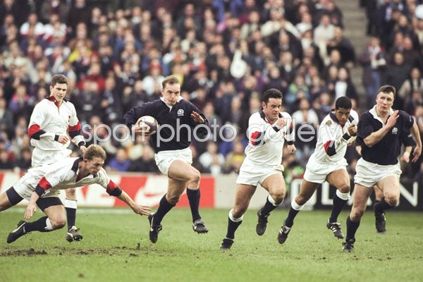 Gregor Townsend Scotland v England 5 Nations Murrayfield 1996