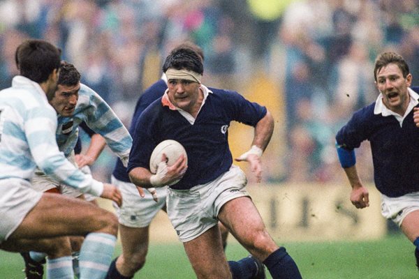 David Sole Scotland v Argentina 1990