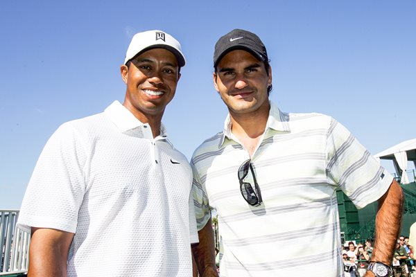 Tiger Woods & Roger Federer Miami 2007