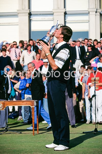 Nick Faldo British Open Champion St Andrews 1990