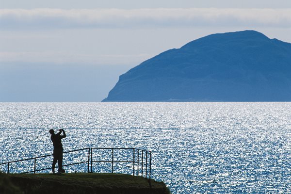 Ailsa Craig at Turnberry British Open 1994