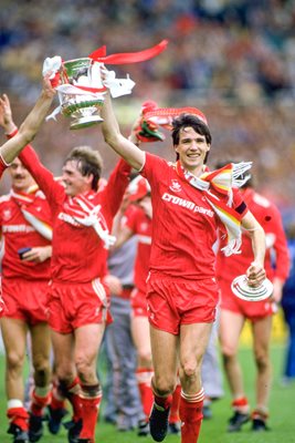 Alan Hansen Liverpool FA Cup Winners Wembley 1986