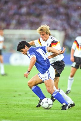 Diego Maradona v Jrgen Klinsmann World Cup Final 1990