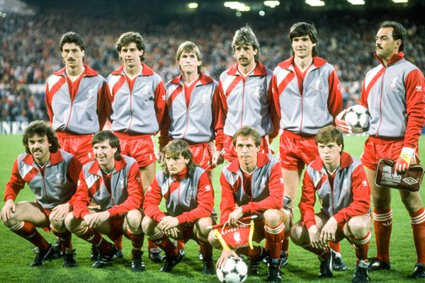 Liverpool team v Juventus European Cup Final Heysel 1985