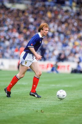 Alex McLeish Scotland v England Rous Cup Wembley 1988
