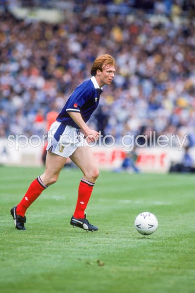 Alex McLeish Scotland v England Rous Cup Wembley 1988