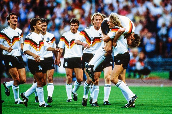 Rudi Voller West Germany v Spain Munich Euro 1988 