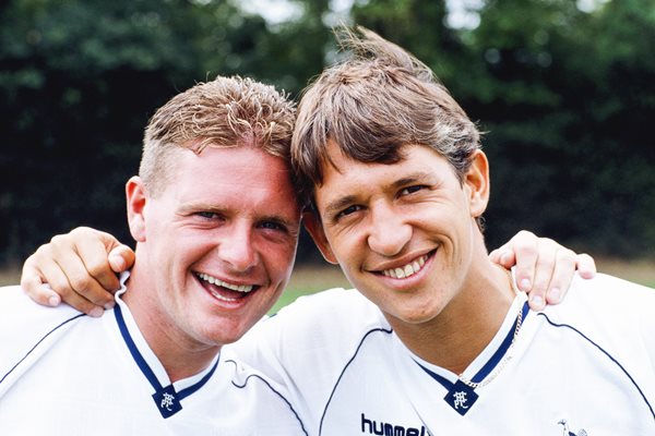 Paul Gascoigne & Gary Lineker Tottenham and England 1990