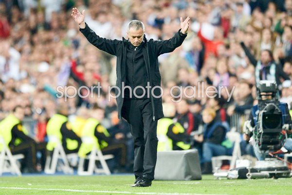 Jose Mourinho Real Madrid v Bayern Munich 2012