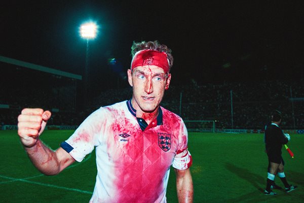 Terry Butcher England v Sweden 1990 World Cup Qualifier Stockholm