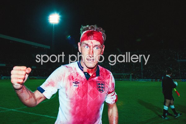 Terry Butcher England v Sweden 1990 World Cup Qualifier Stockholm