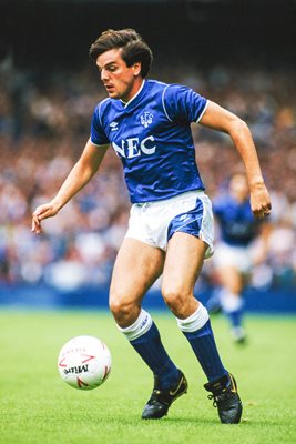 Graeme Sharp Everton v Sheffield Wednesday Goodison Park 1987