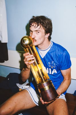 Derek Mountfield Everton League Champions Goodison Park 1985