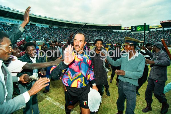 Bruce Grobbelaar Zimbabwe v Cameroon Harare 1993