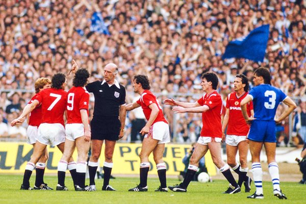 Kevin Moran Manchester United Red Card FA Cup Final 1985