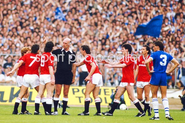Kevin Moran Manchester United Red Card FA Cup Final 1985