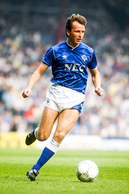 Trevor Steven Everton v Liverpool Anfield 1987