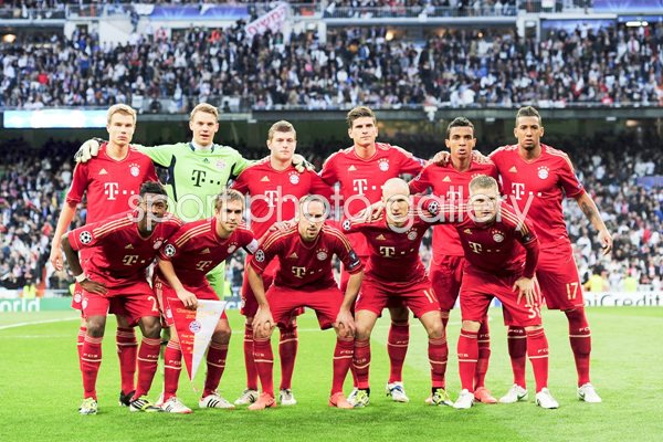 Bayern Munich team - Real Madrid CF v Bayern Muenchen