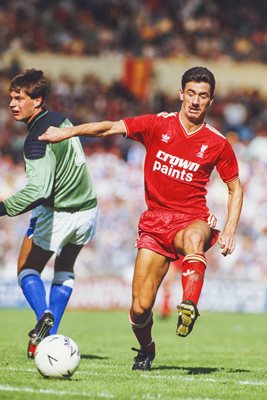 Ian Rush Liverpool v Everton Charity Shield Wembley 1986