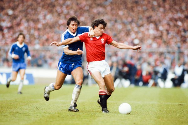 Kevin Moran Manchester United v Brighton 1983 FA Cup Final