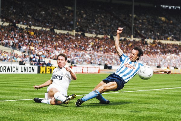 Trevor Peake Coventry City v Clive Allen Tottenham Hotspur FA Cup Final 1987