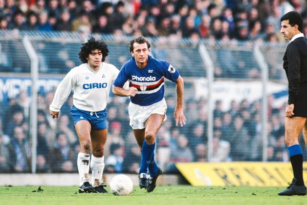 Trevor Francis Sampdoria v Napoli Genoa 1984