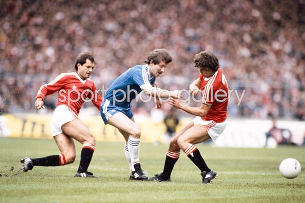 Jimmy Case Brighton v Wilkins & Robson Manchester United 1983 FA Cup Final