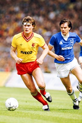 Steve Terry Watford v Graeme Sharp Everton 1984 FA Cup Final 