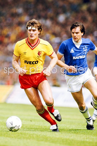 Steve Terry Watford v Graeme Sharp Everton 1984 FA Cup Final 