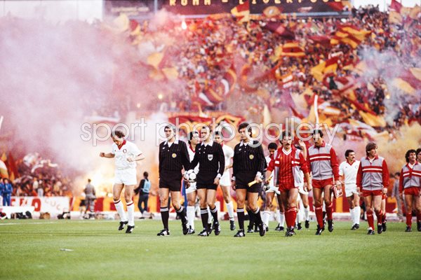 European Cup Final AS Roma v Liverpool 1984 