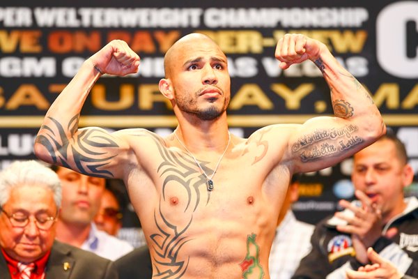 Miguel Cotto v Floyd Mayweather Jr. Weigh-In 2012