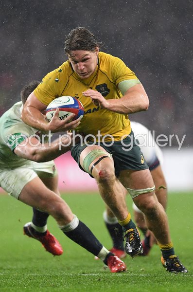 Michael Hooper Australia v England Twickenham 2017