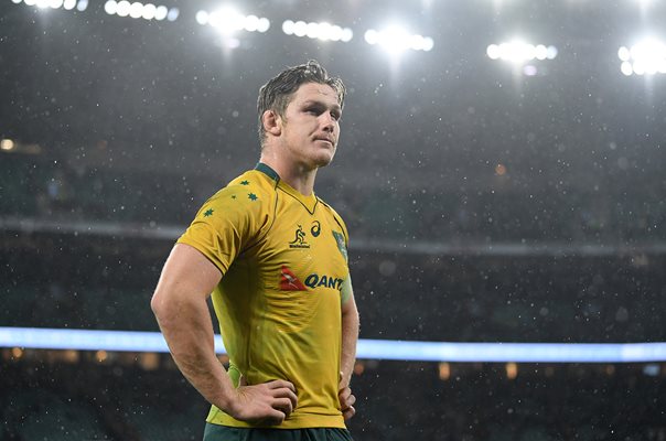 Michael Hooper Australia v England Twickenham 2017