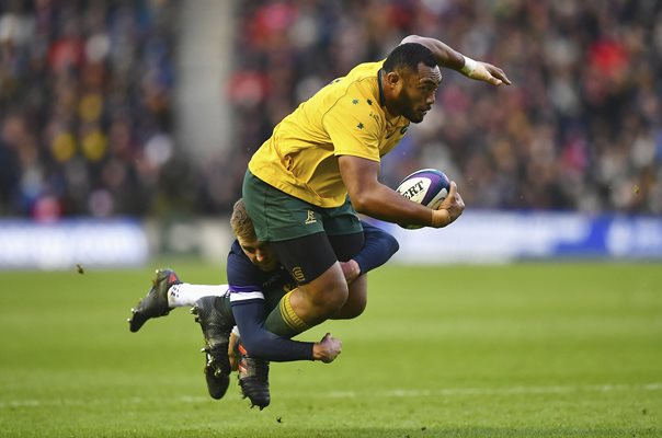 Sekope Kepu & Finn Russell Australia v Scotland Murrayfield 2017