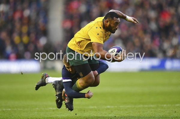 Sekope Kepu & Finn Russell Australia v Scotland Murrayfield 2017