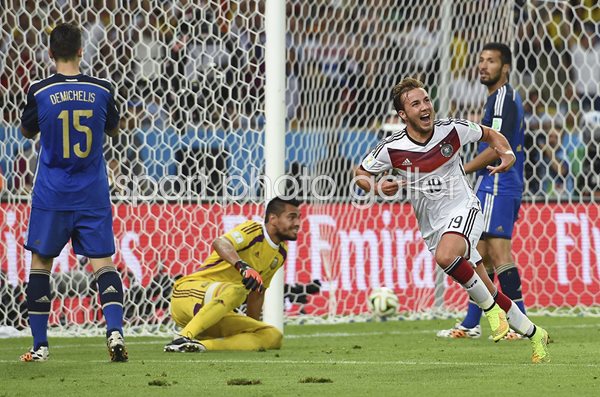 Mario Goetze Germany World Cup Final Winner 2014