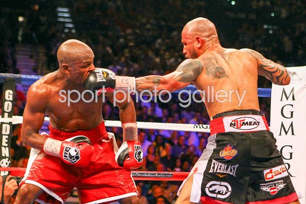 Miguel Cotto jab v Floyd Mayweather Jr. 2012