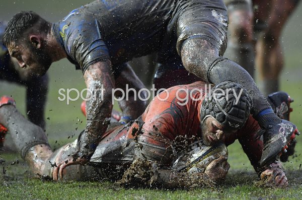 Newport Gwent Dragons v Newcastle Falcons Anglo Welsh Cup 2017
