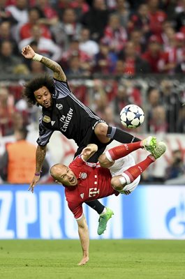 Marcelo Real Madrid & Arjen Robben Bayern Munich Champions League 2017