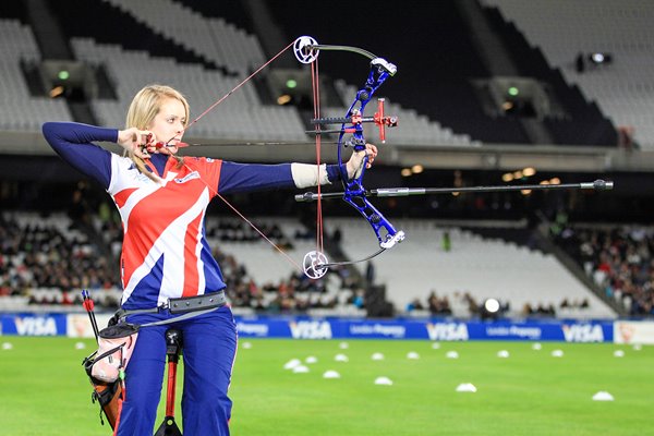 Danielle Brown Olympic Stadium Test Event 2012