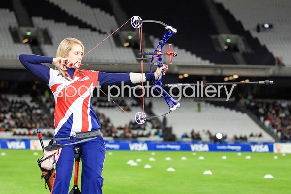 Danielle Brown Olympic Stadium Test Event 2012