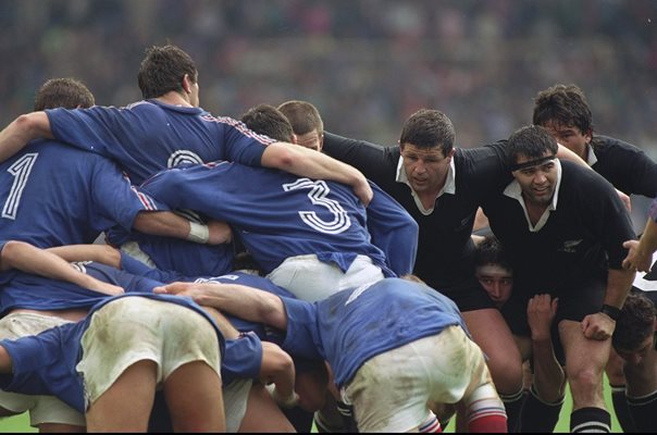 Shaun Fitzpatrick, Old Brown Ian Jones New Zealand v France 1990