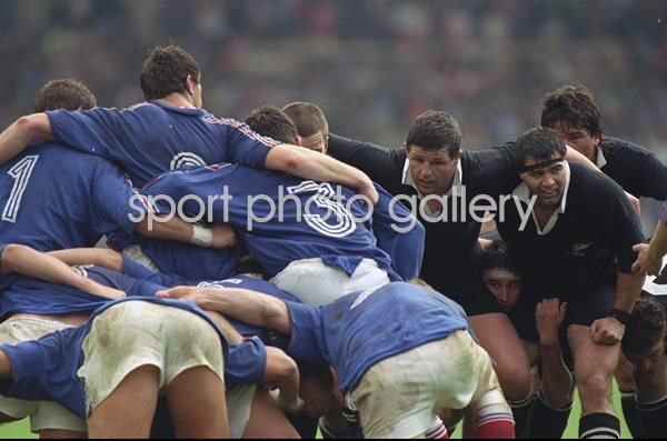 Shaun Fitzpatrick, Old Brown Ian Jones New Zealand v France 1990
