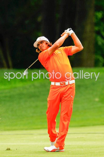 Rickie Fowler action Quail Hollow 2012